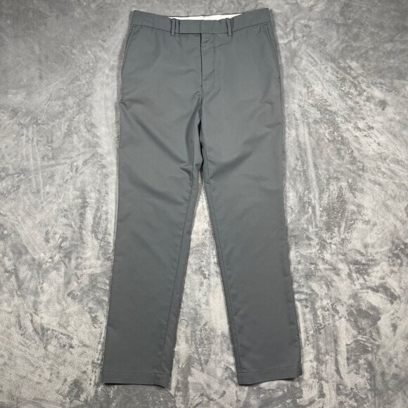 Ralph Lauren RLX Mens Gray Dress Pants 32x34 Slim Fit - Picture 1 of 12